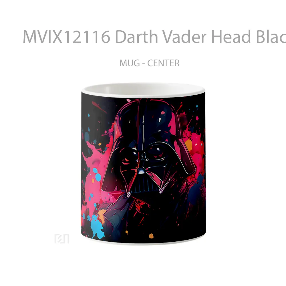 Mug Darth Vader Head Black Art Koleksi Mug Limited Edition
