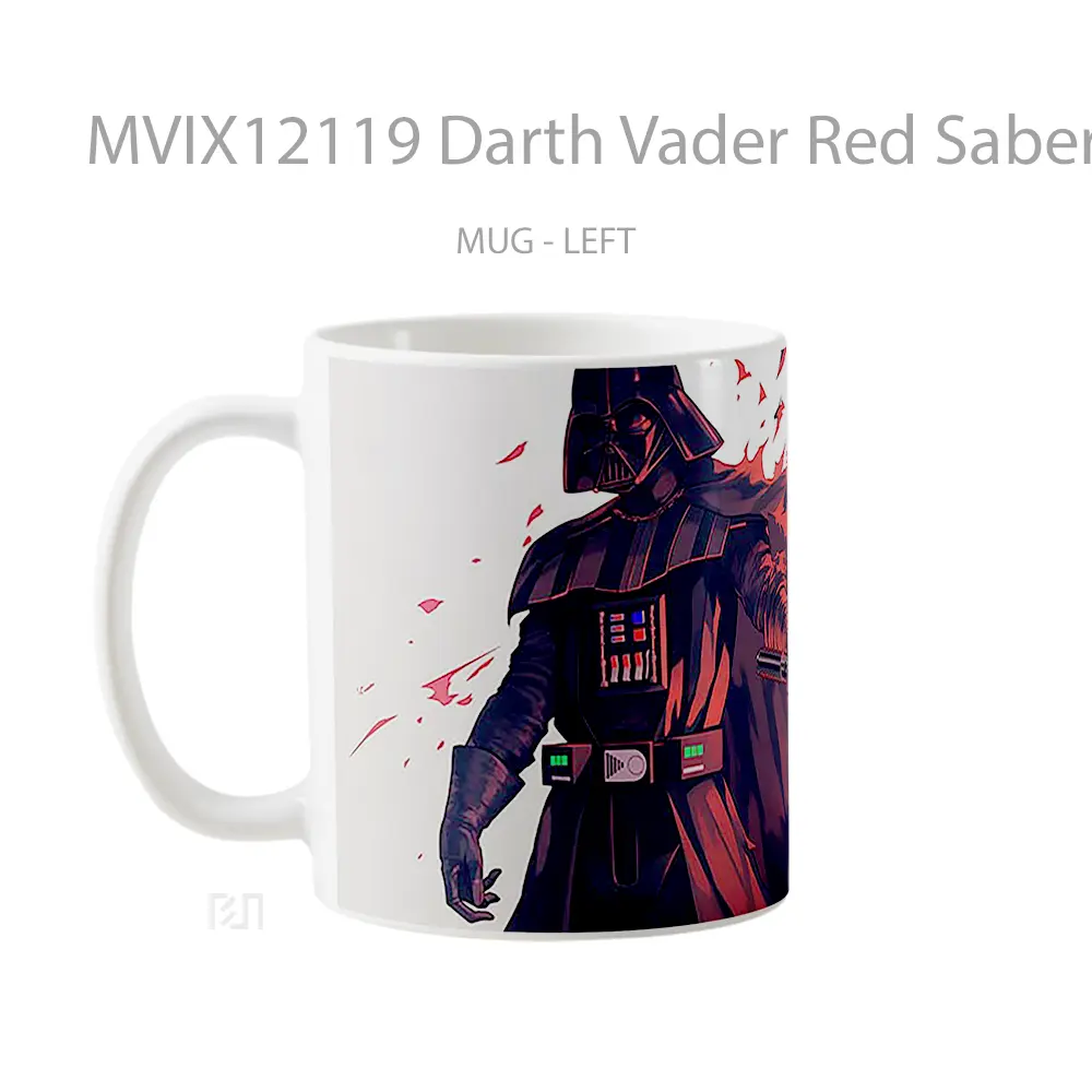 Mug Darth Vader Red Saber Star Wars Koleksi Mug Limited Edition - All-side / Desain