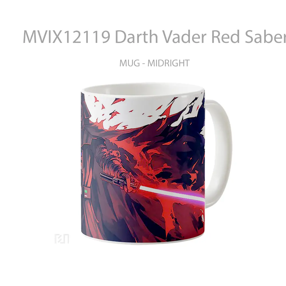 Mug Darth Vader Red Saber Star Wars Koleksi Mug Limited Edition - All-side / Desain