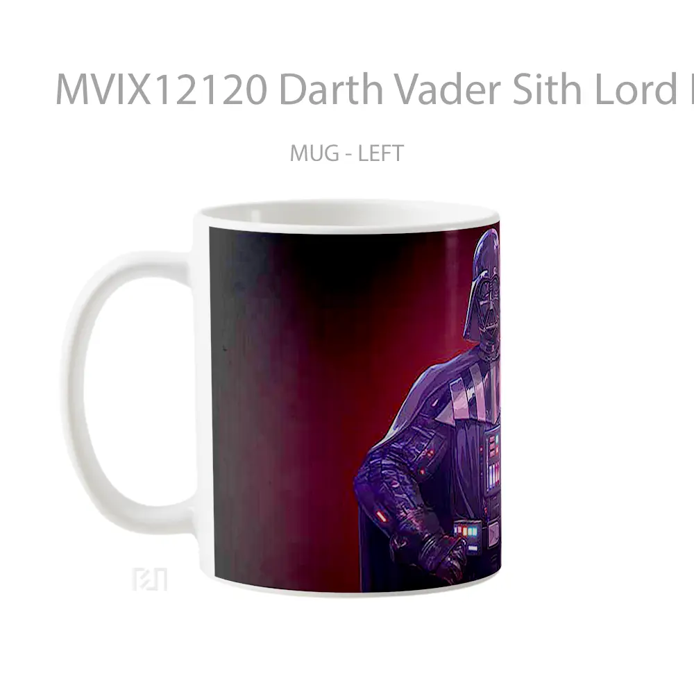 Mug Darth Vader Sith Lord Futuristic Mug Aesthetic Koleksi Spesial - All-side / Desain