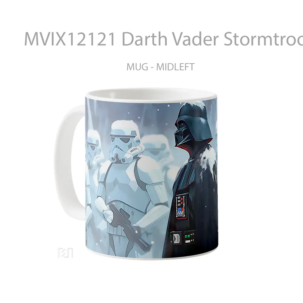 Mug Darth Vader Stormtroopers Winter Background Mug Aesthetic Koleksi Spesial - All-side / Desain