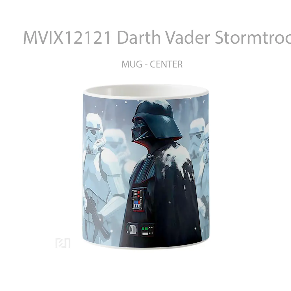 Mug Darth Vader Stormtroopers Winter Background Mug Aesthetic Koleksi Spesial