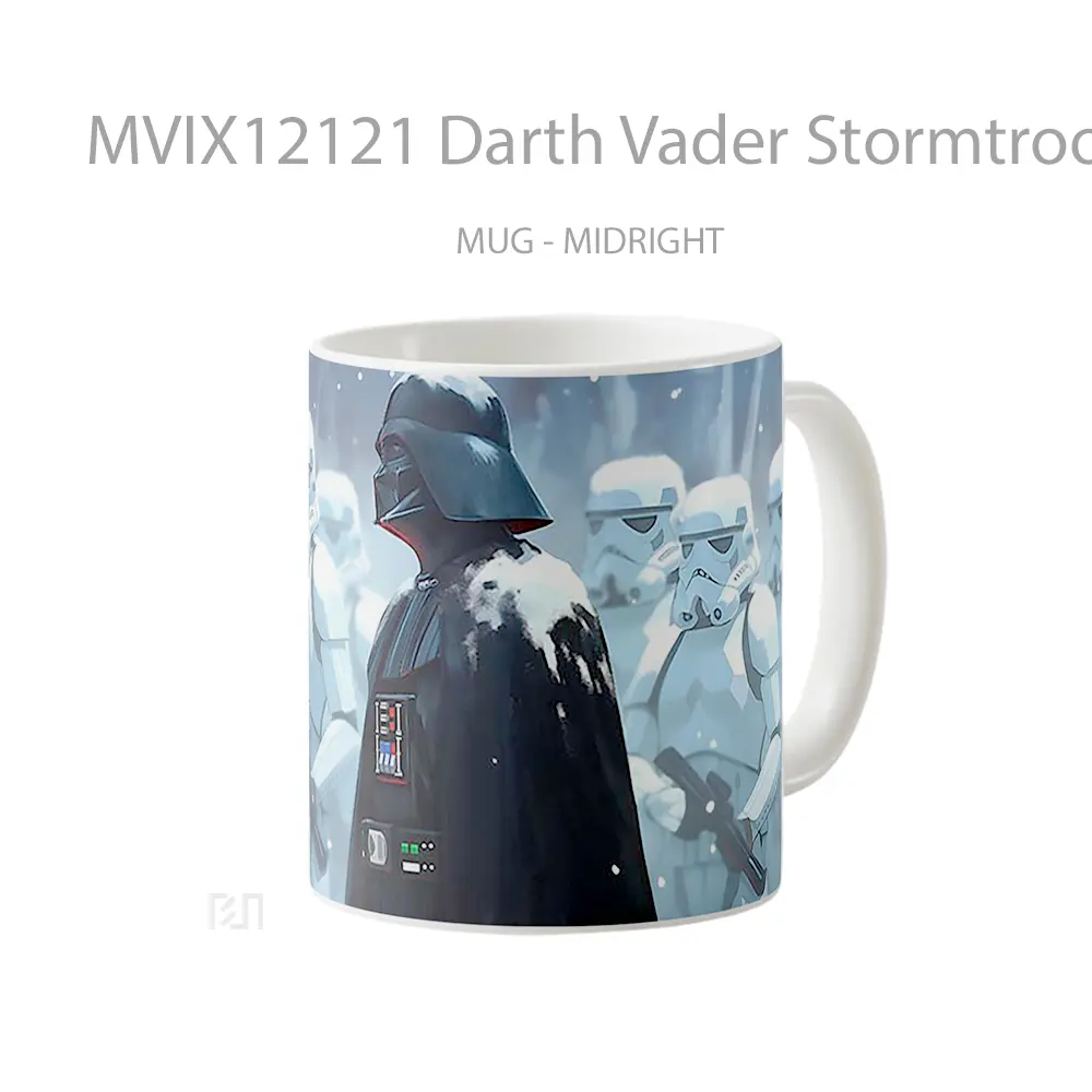 Mug Darth Vader Stormtroopers Winter Background Mug Aesthetic Koleksi Spesial - All-side / Desain