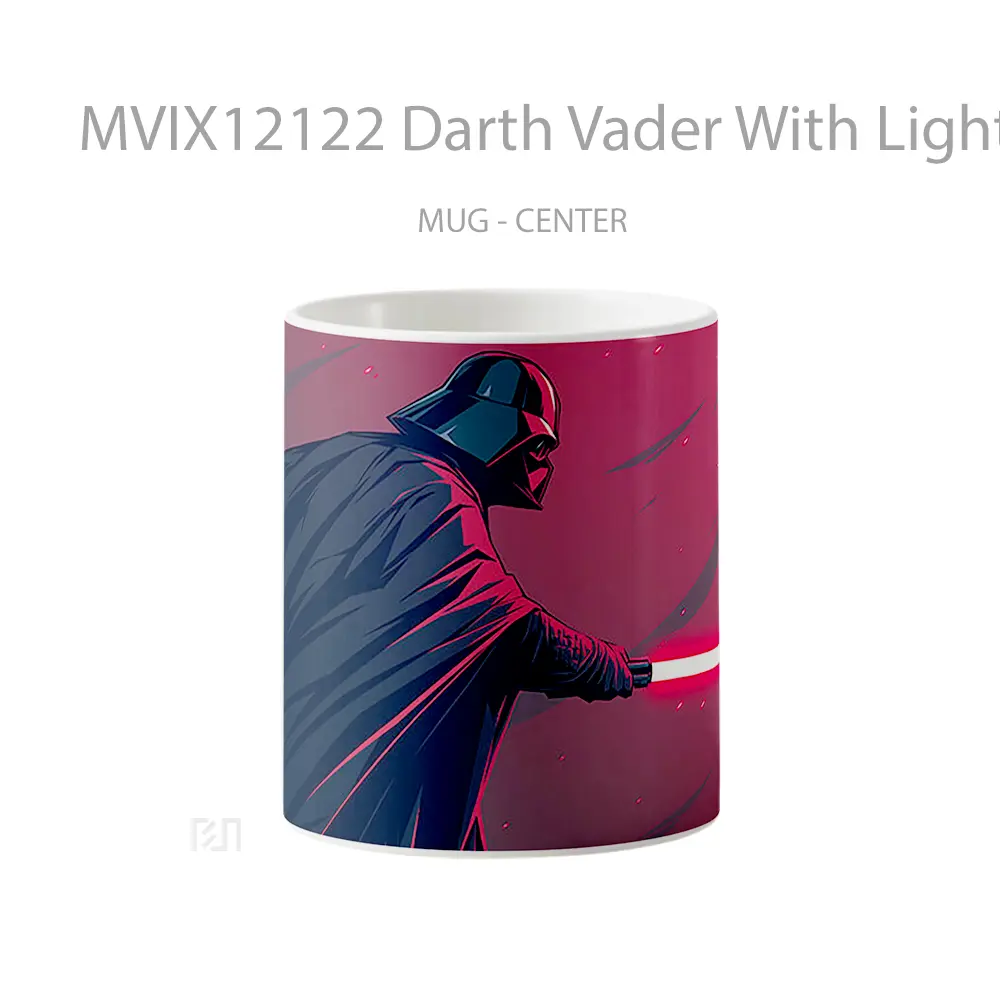 Mug Darth Vader With Lightsaber Star Wars Mug Aesthetic Koleksi Spesial