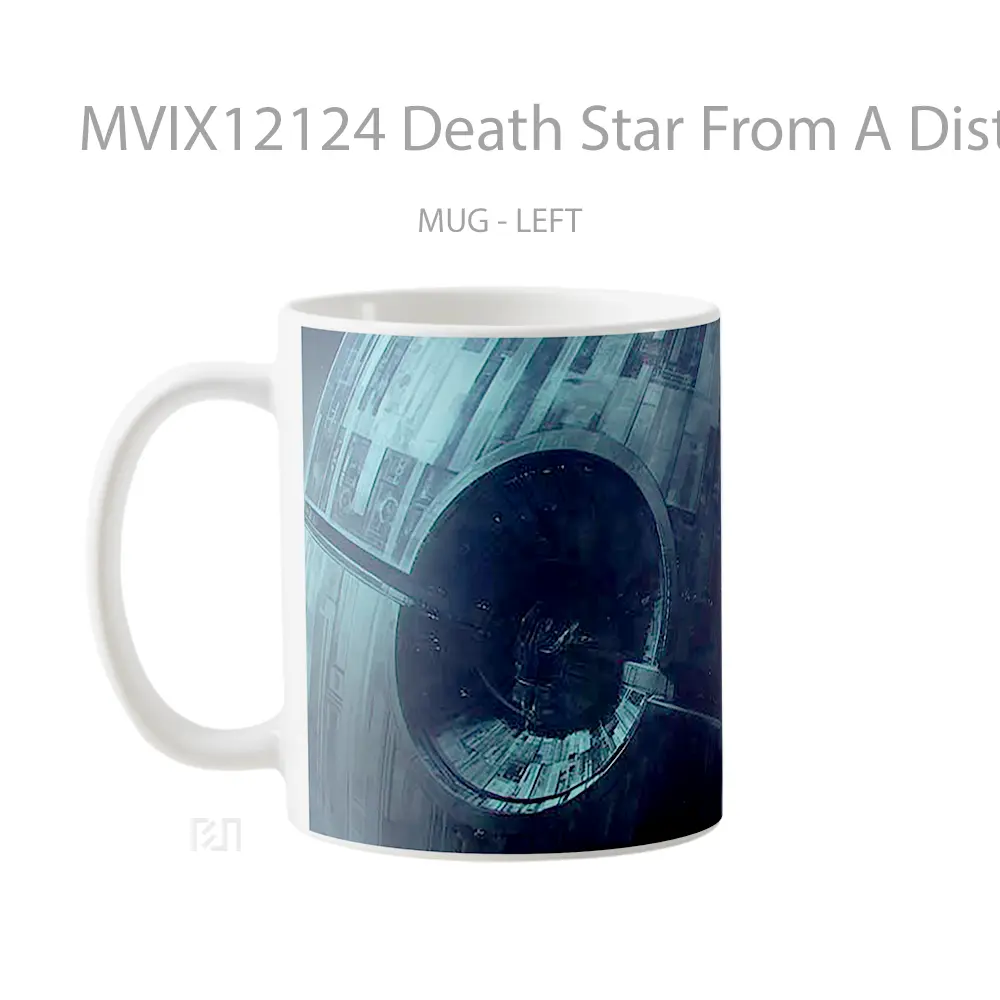 Mug Death Star From A Distance Hadiah Lucu dan Menarik - All-side / Desain
