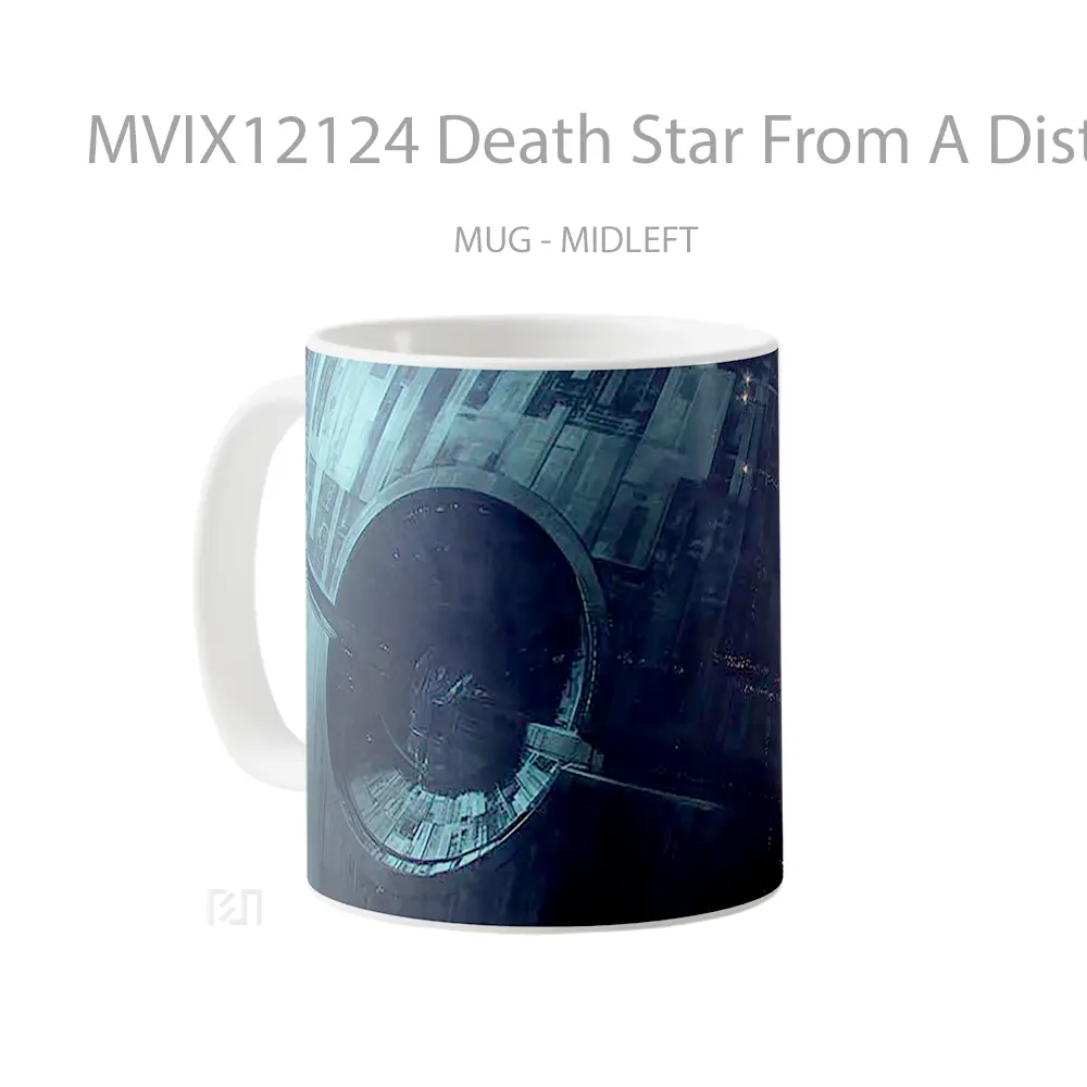 Mug Death Star From A Distance Hadiah Lucu dan Menarik - All-side / Desain