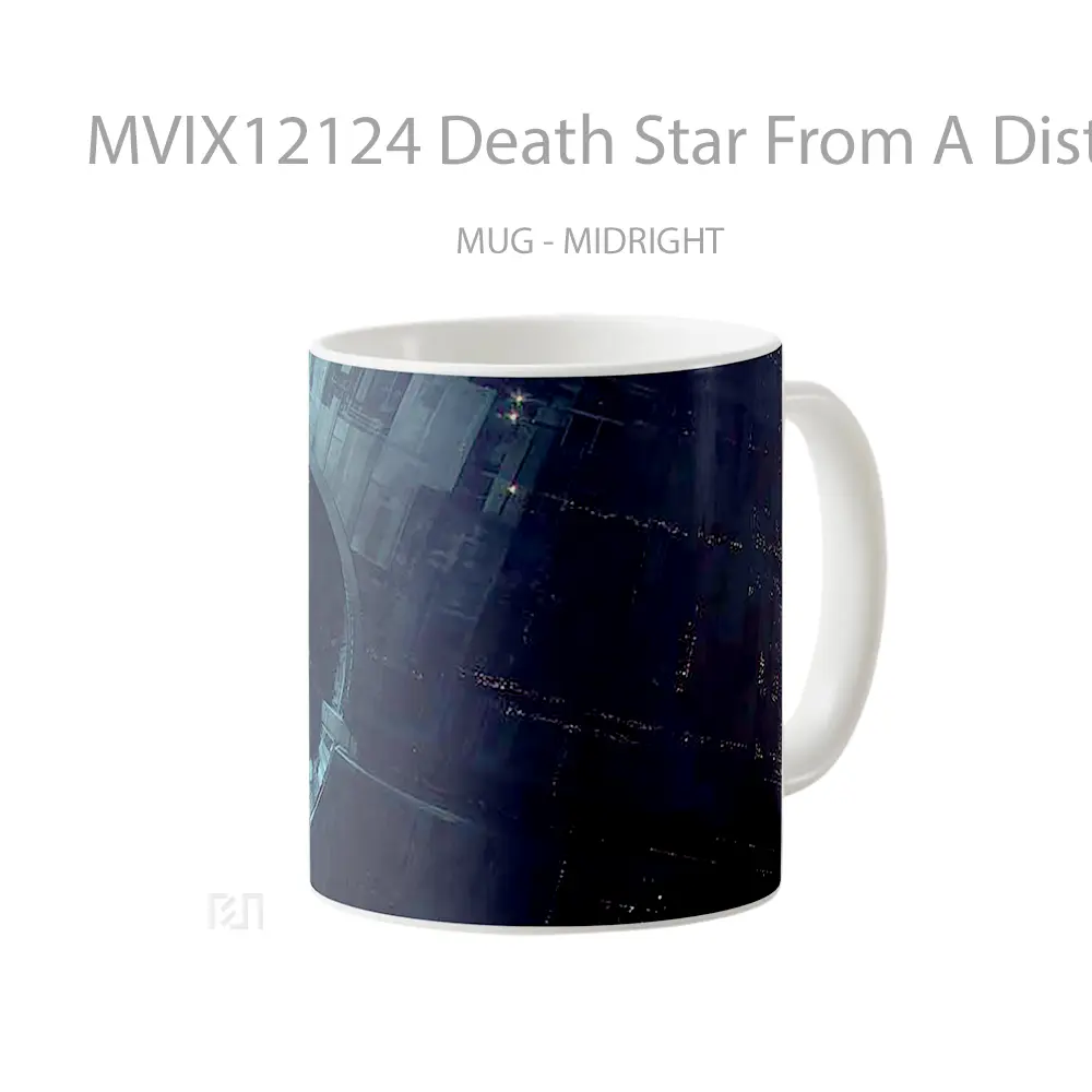 Mug Death Star From A Distance Hadiah Lucu dan Menarik - All-side / Desain