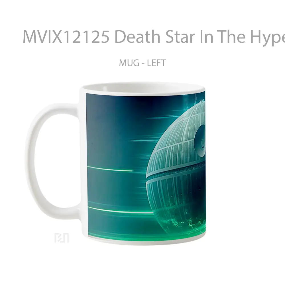 Mug Death Star In The Hyperspace Hadiah Lucu dan Menarik - All-side / Desain