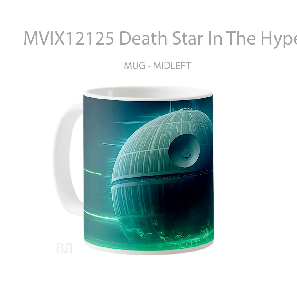 Mug Death Star In The Hyperspace Hadiah Lucu dan Menarik - All-side / Desain
