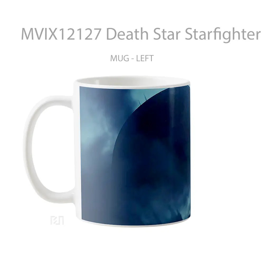 Mug Death Star Starfighter Shadow Scene Gelas Keramik Desain Unik - All-side / Desain