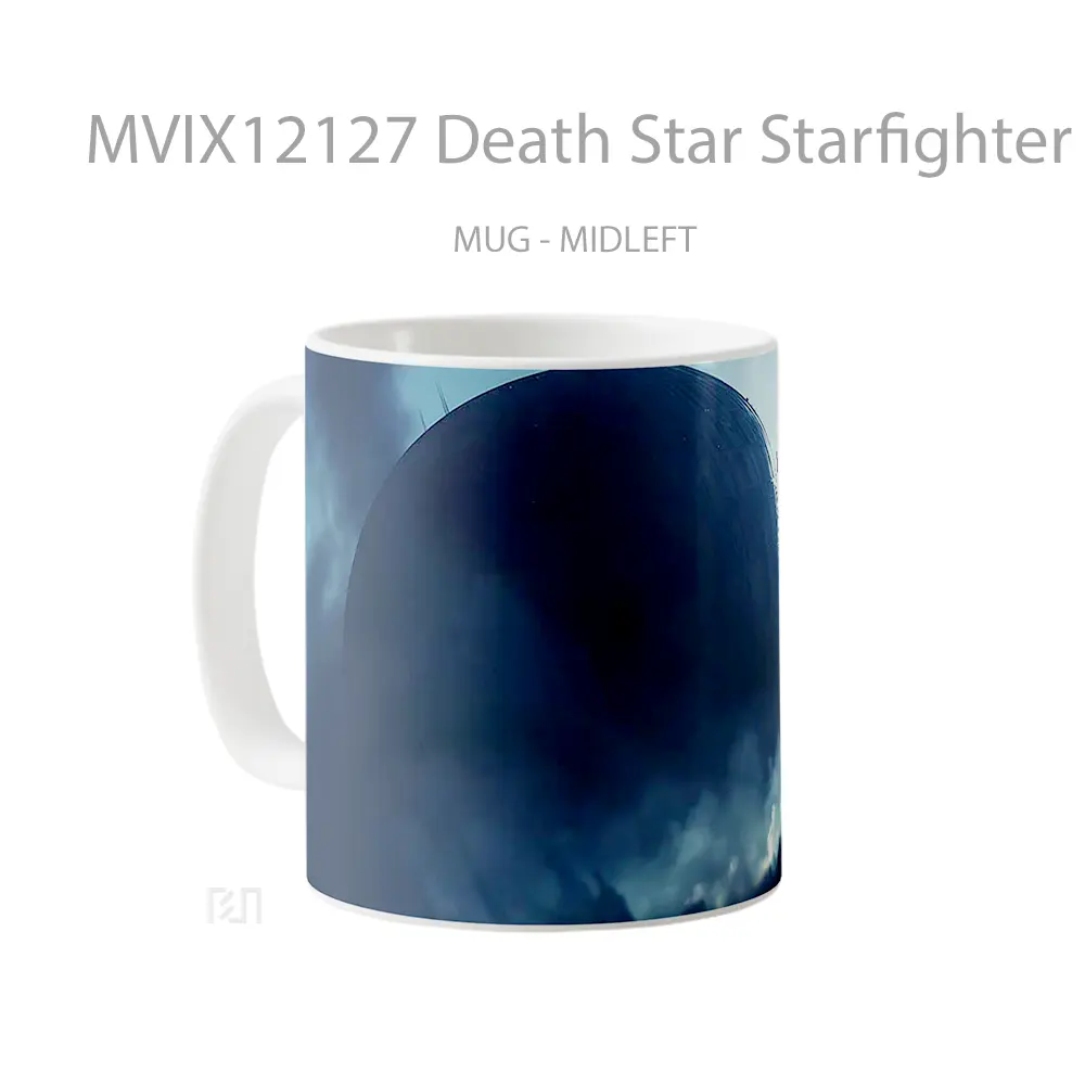 Mug Death Star Starfighter Shadow Scene Gelas Keramik Desain Unik - All-side / Desain