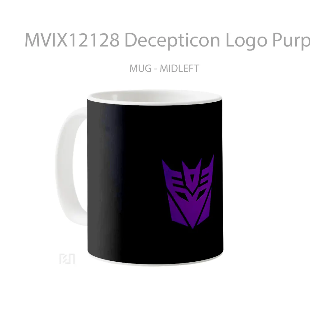 Mug Decepticon Logo Purple Dark Transformers Mug Aesthetic Koleksi Spesial - All-side / Desain