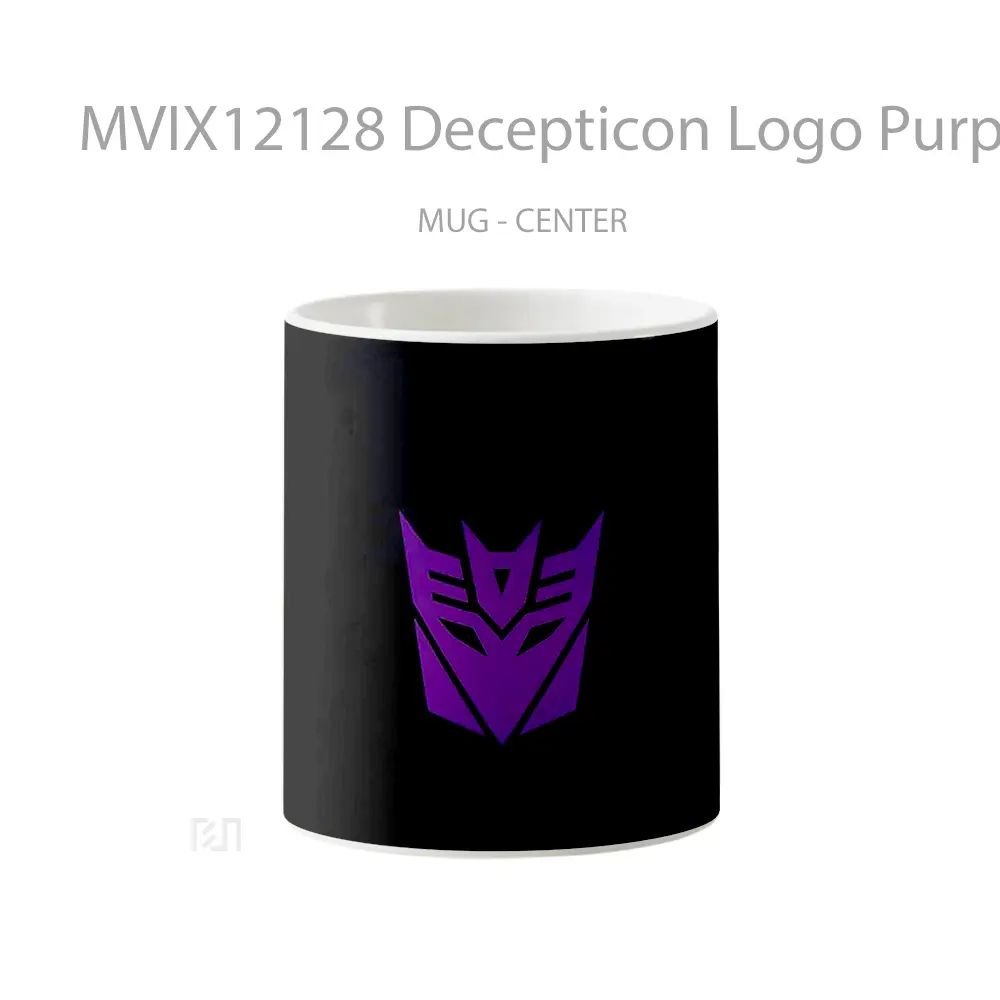 Mug Decepticon Logo Purple Dark Transformers Mug Aesthetic Koleksi Spesial