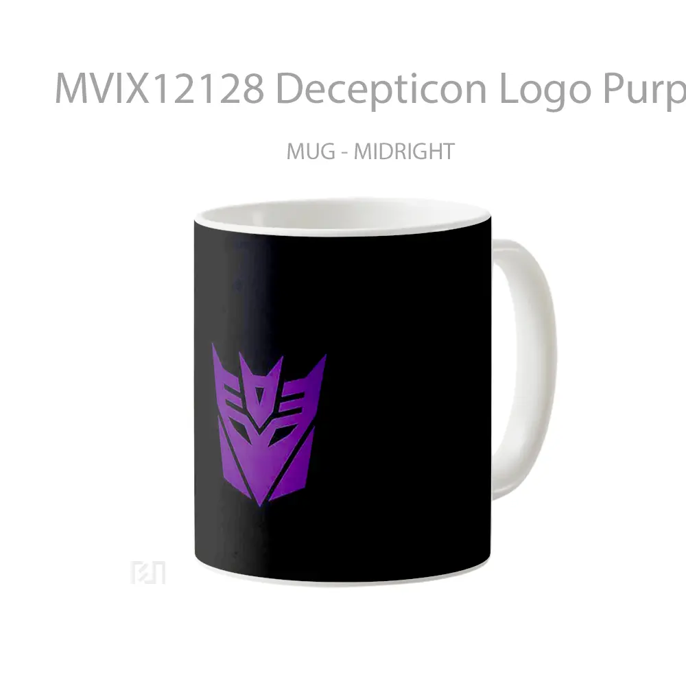 Mug Decepticon Logo Purple Dark Transformers Mug Aesthetic Koleksi Spesial - All-side / Desain