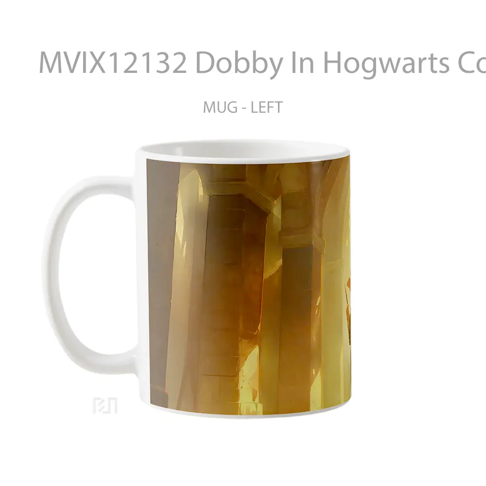 Mug Dobby In Hogwarts Corridor Koleksi Mug Limited Edition - All-side / Desain