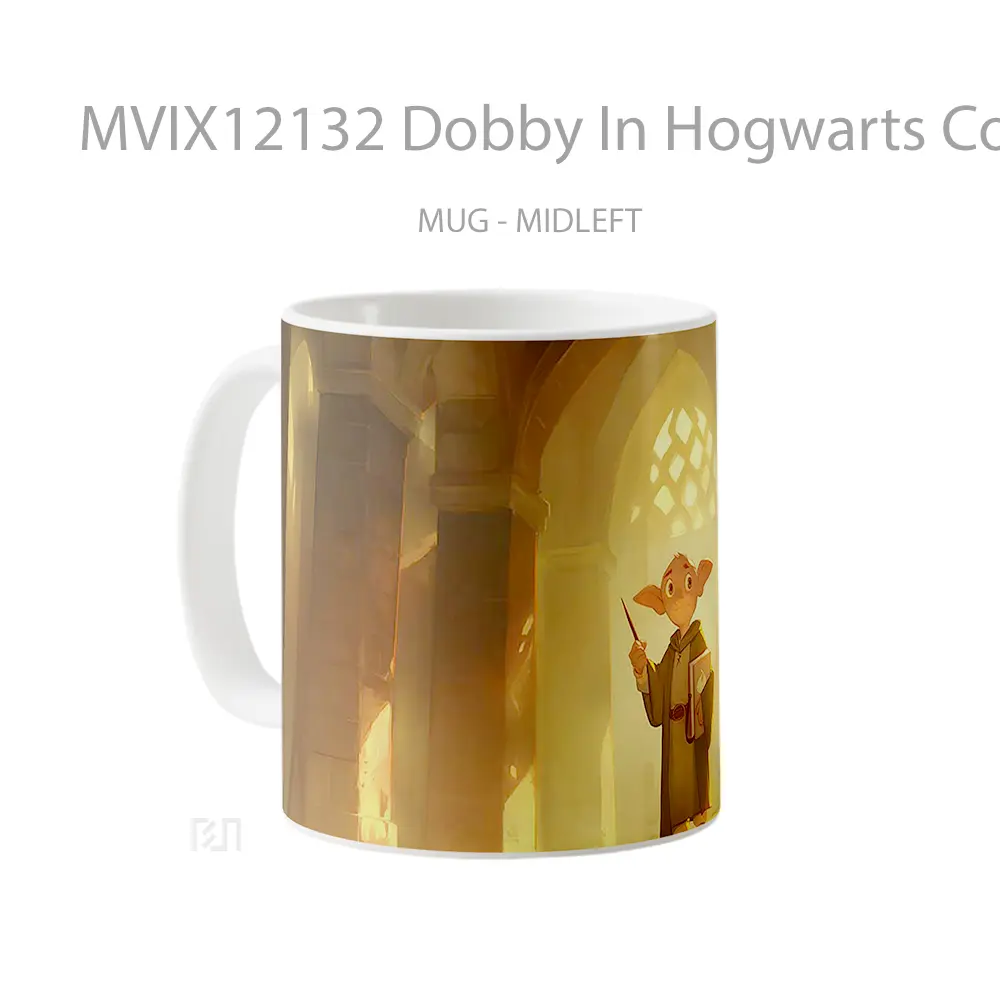 Mug Dobby In Hogwarts Corridor Koleksi Mug Limited Edition - All-side / Desain