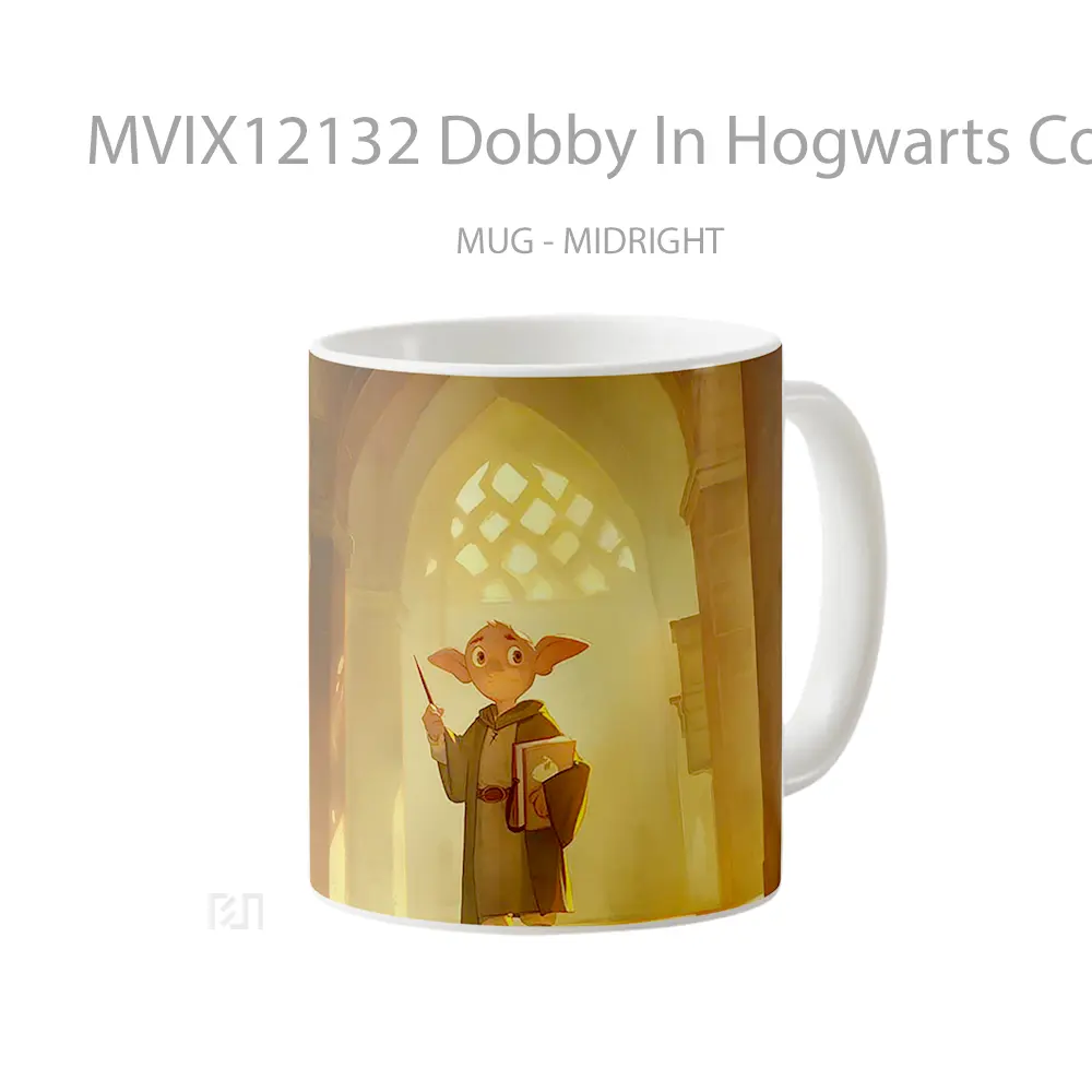Mug Dobby In Hogwarts Corridor Koleksi Mug Limited Edition - All-side / Desain