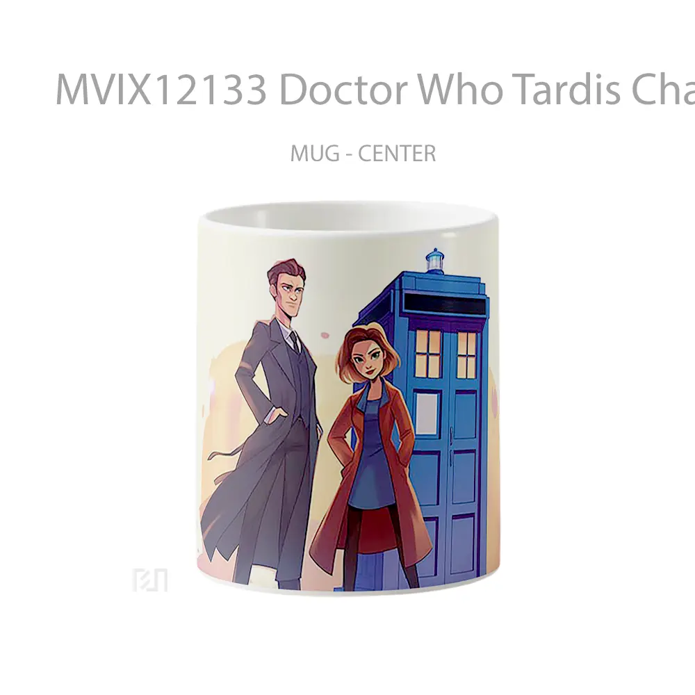 Mug Doctor Who Tardis Characters Gelas Keramik Desain Unik