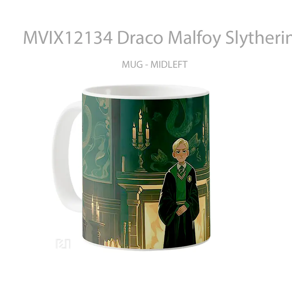 Mug Draco Malfoy Slytherin Common Room Koleksi Mug Limited Edition - All-side / Desain