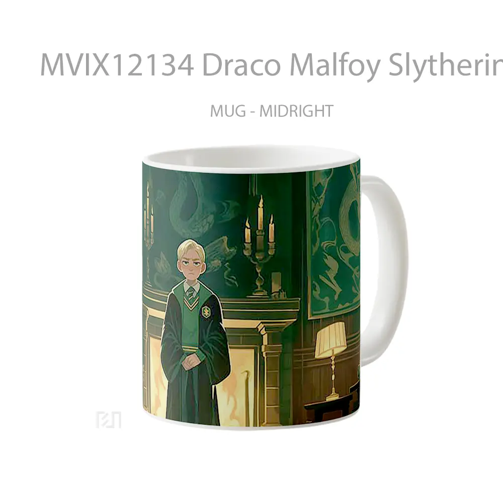 Mug Draco Malfoy Slytherin Common Room Koleksi Mug Limited Edition - All-side / Desain