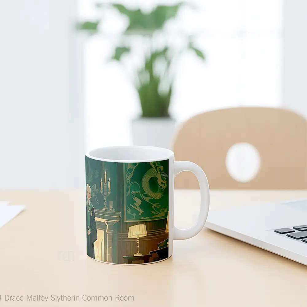 Mug Draco Malfoy Slytherin Common Room Koleksi Mug Limited Edition - All-side / Desain
