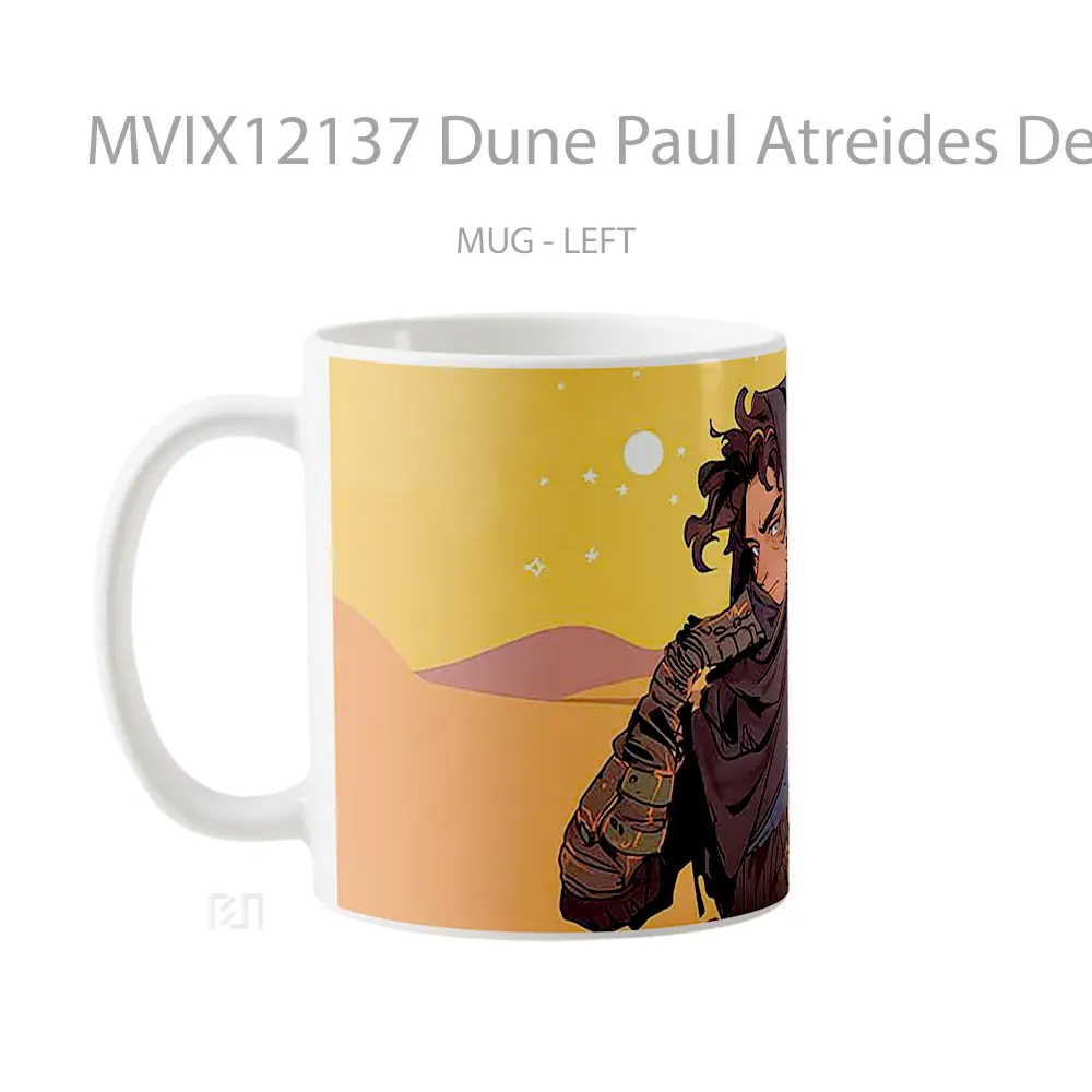 Mug Dune Paul Atreides Desert Look Gelas Keramik Desain Unik - All-side / Desain