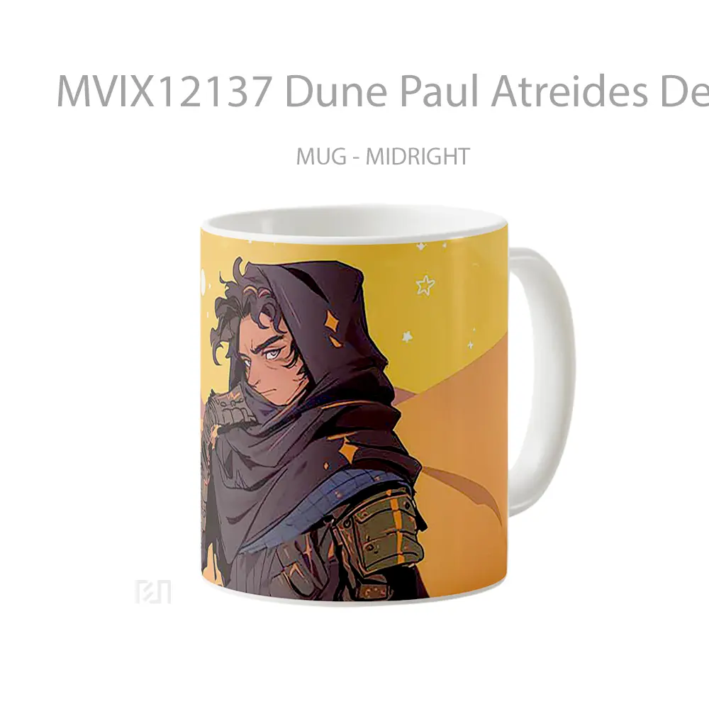 Mug Dune Paul Atreides Desert Look Gelas Keramik Desain Unik - All-side / Desain