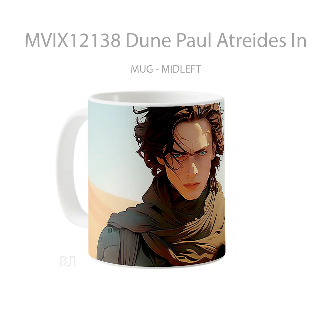 Mug Dune Paul Atreides In Desert Mug Aesthetic Koleksi Spesial - All-side / Desain