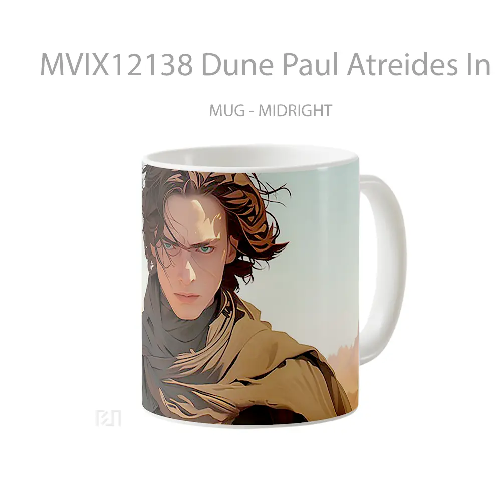 Mug Dune Paul Atreides In Desert Mug Aesthetic Koleksi Spesial - All-side / Desain