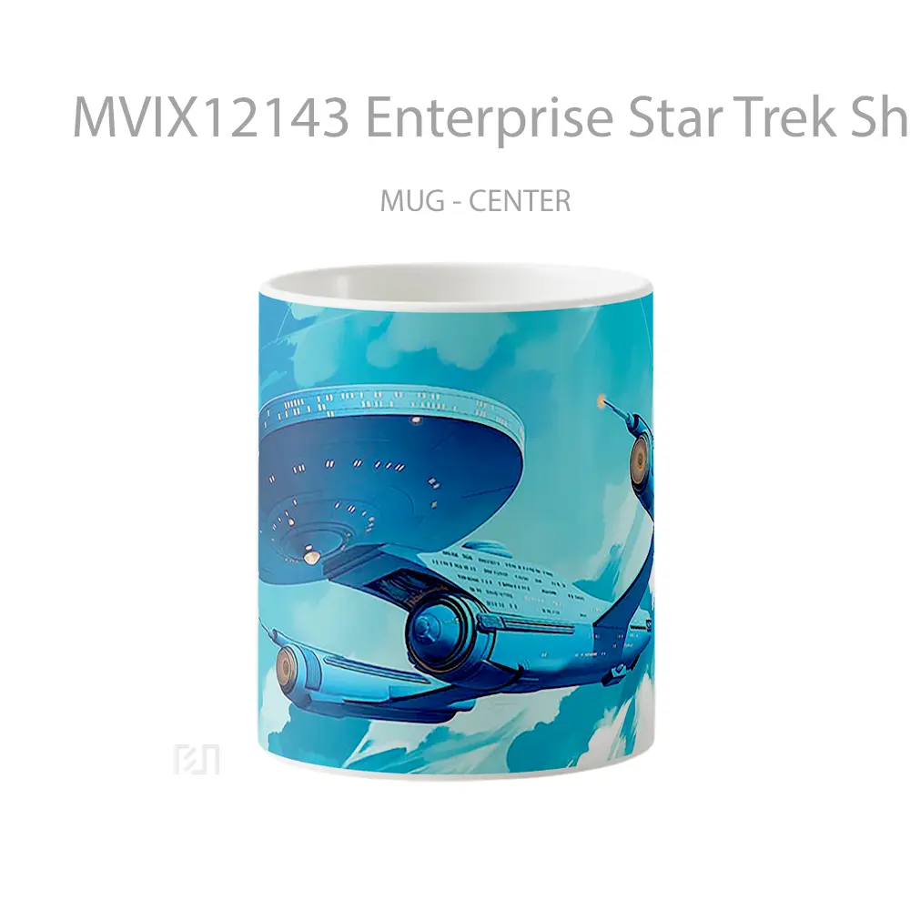 Mug Enterprise Star Trek Ship Pc Hadiah Lucu dan Menarik