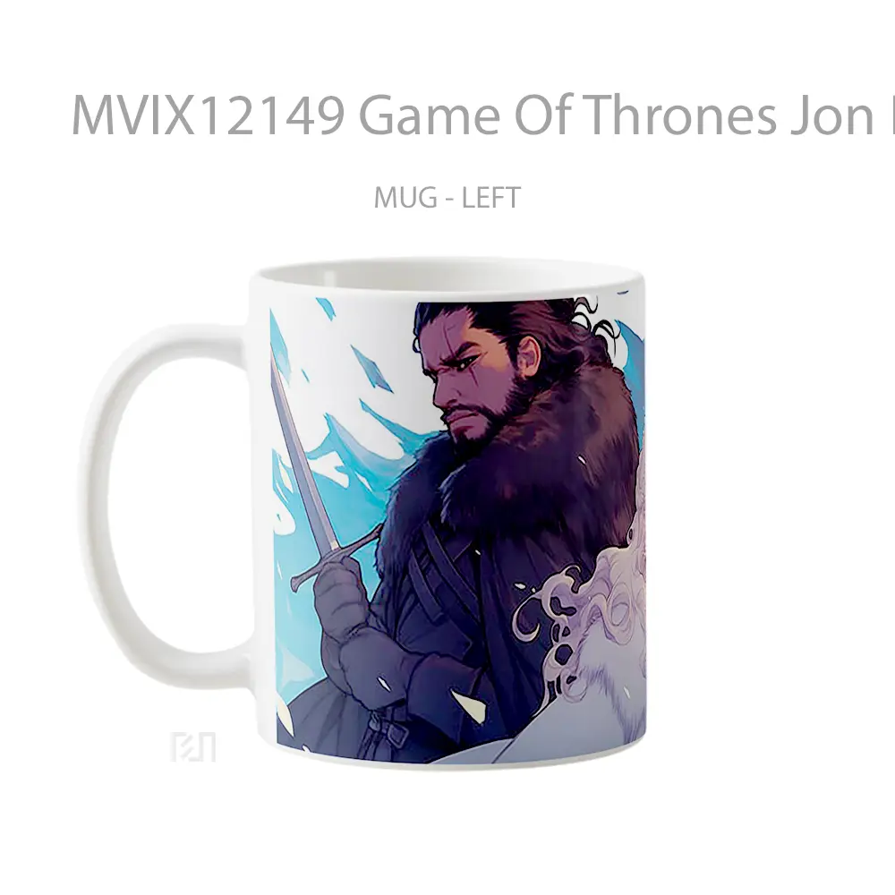 Mug Game Of Thrones Jon Daenerys Merchandise Game Favorit - All-side / Desain