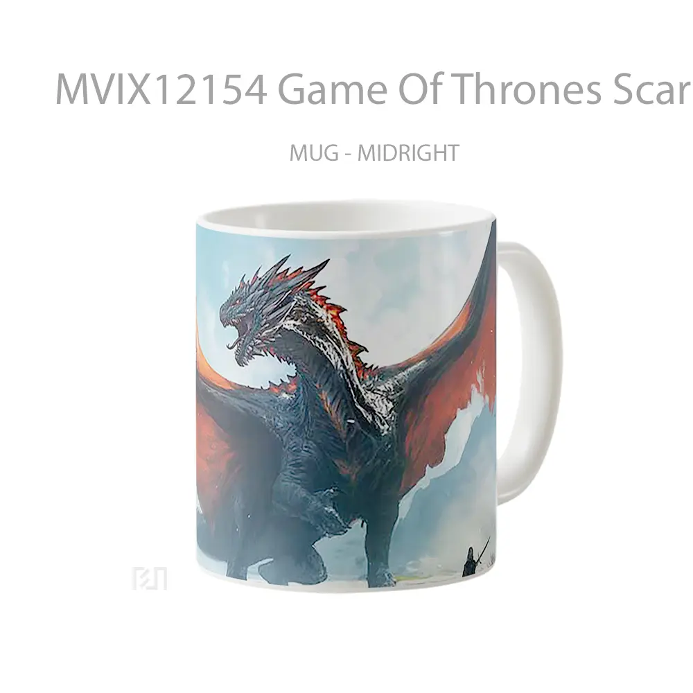Mug Game Of Thrones Scary Dragon Hadiah Unik Anime Lovers - All-side / Desain