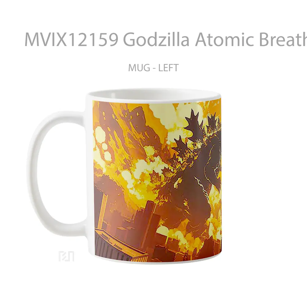 Mug Godzilla Atomic Breath Mug Aesthetic Koleksi Spesial - All-side / Desain