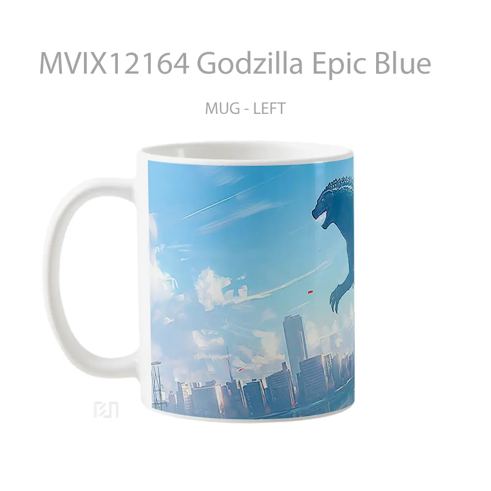 Mug Godzilla Epic Blue Koleksi Mug Limited Edition - All-side / Desain