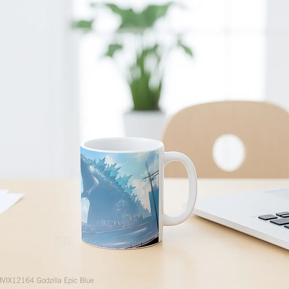 Mug Godzilla Epic Blue Koleksi Mug Limited Edition - All-side / Desain