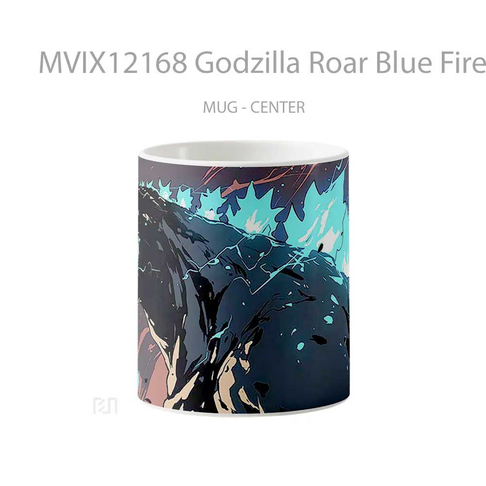 Mug Godzilla Roar Blue Fire Koleksi Mug Limited Edition