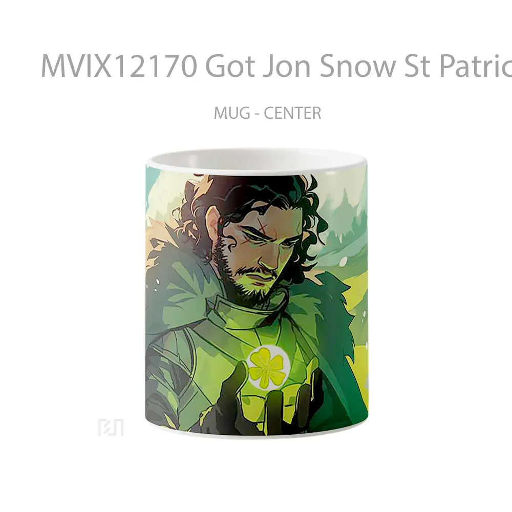 Mug Got Jon Snow St Patricks Day Hadiah Lucu dan Menarik