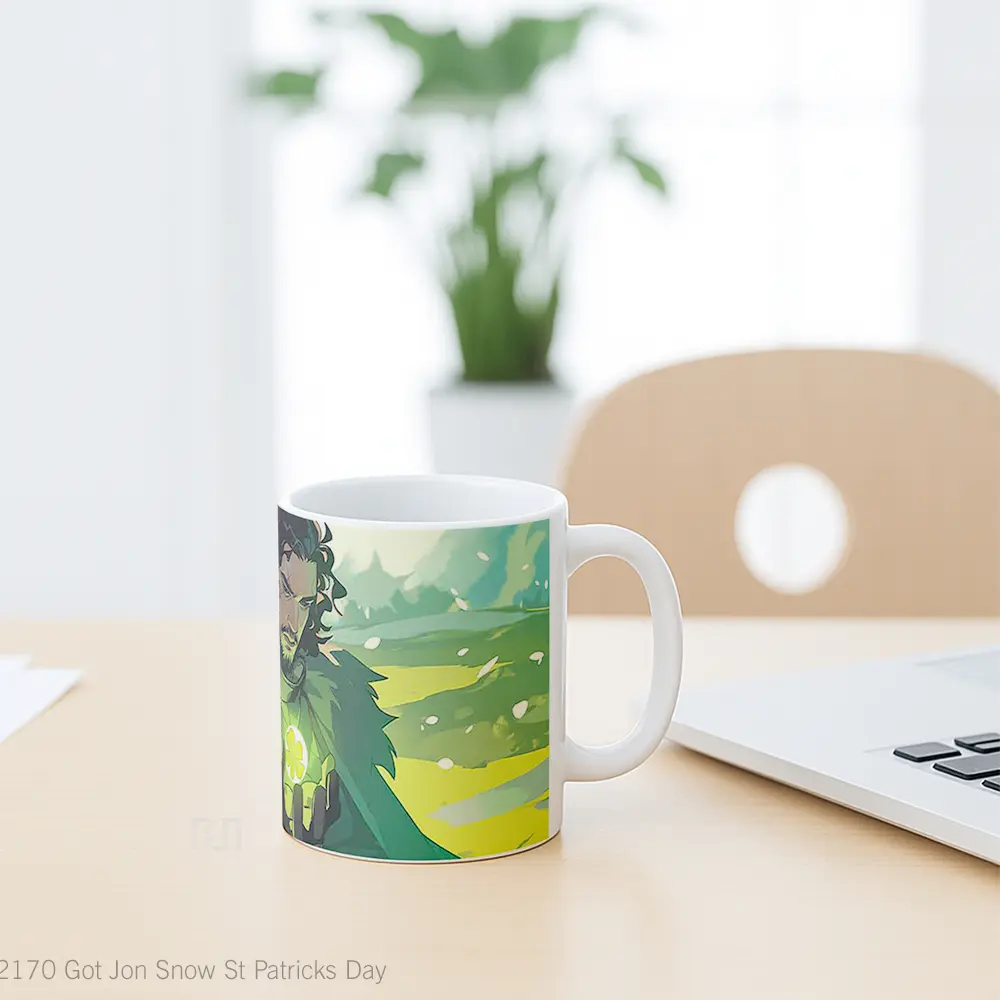 Mug Got Jon Snow St Patricks Day Hadiah Lucu dan Menarik - All-side / Desain