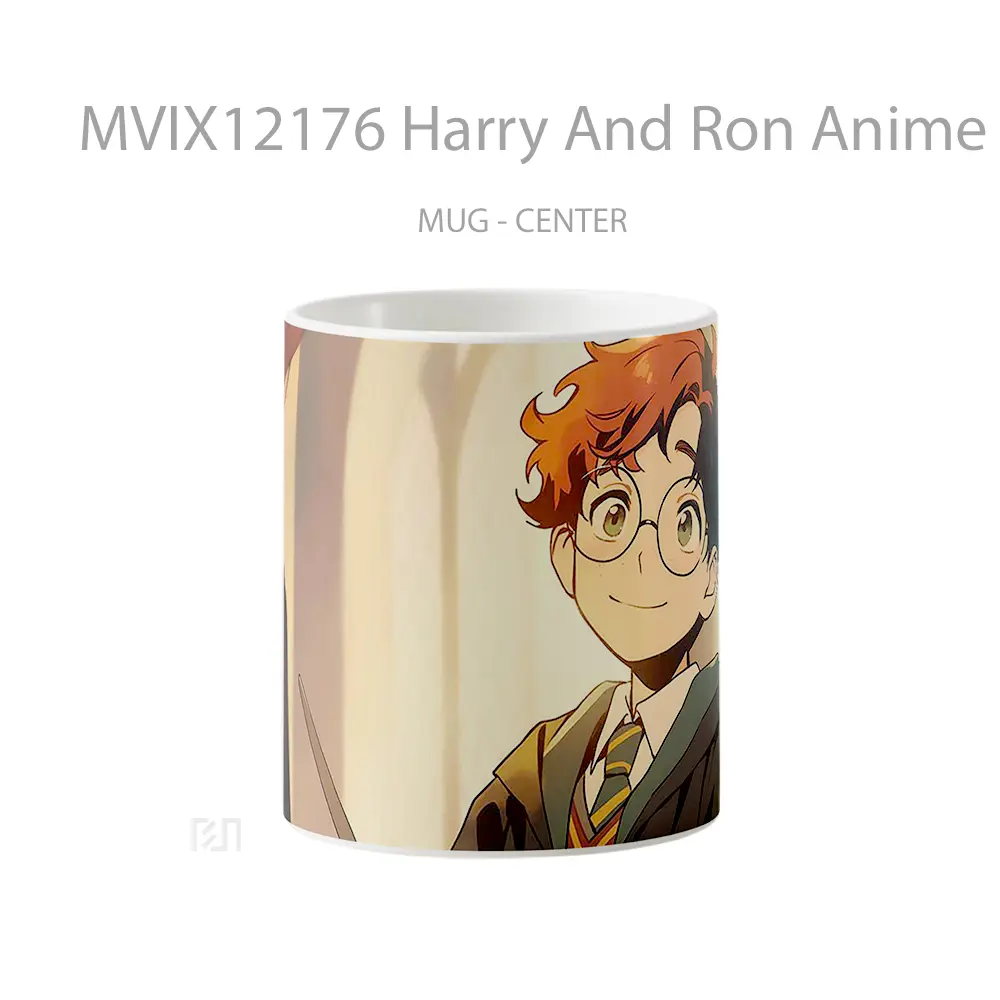 Mug Harry And Ron Anime Style Hogwarts Gelas Keramik Koleksi Anime