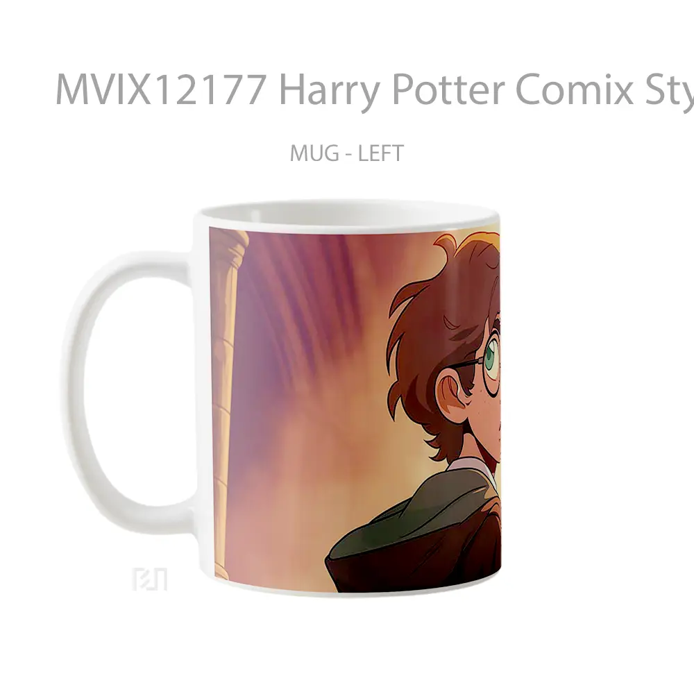 Mug Harry Potter Comix Style Koleksi Mug Limited Edition - All-side / Desain