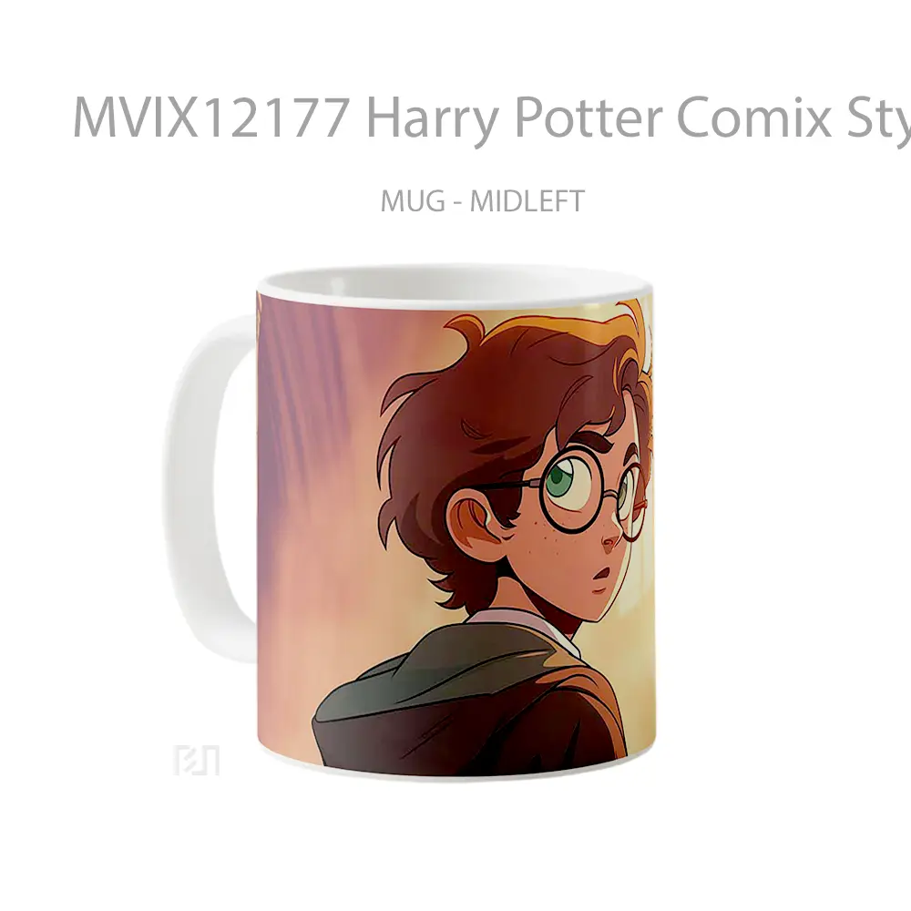 Mug Harry Potter Comix Style Koleksi Mug Limited Edition - All-side / Desain