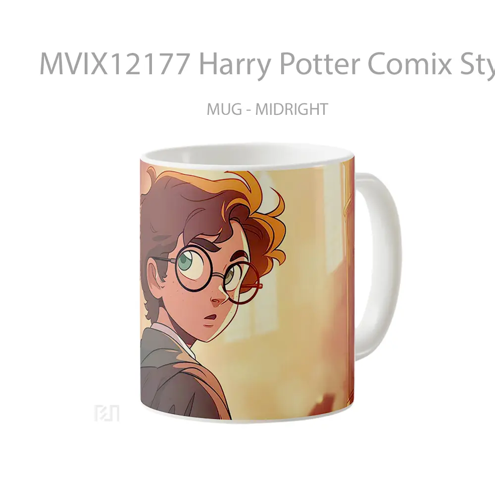 Mug Harry Potter Comix Style Koleksi Mug Limited Edition - All-side / Desain