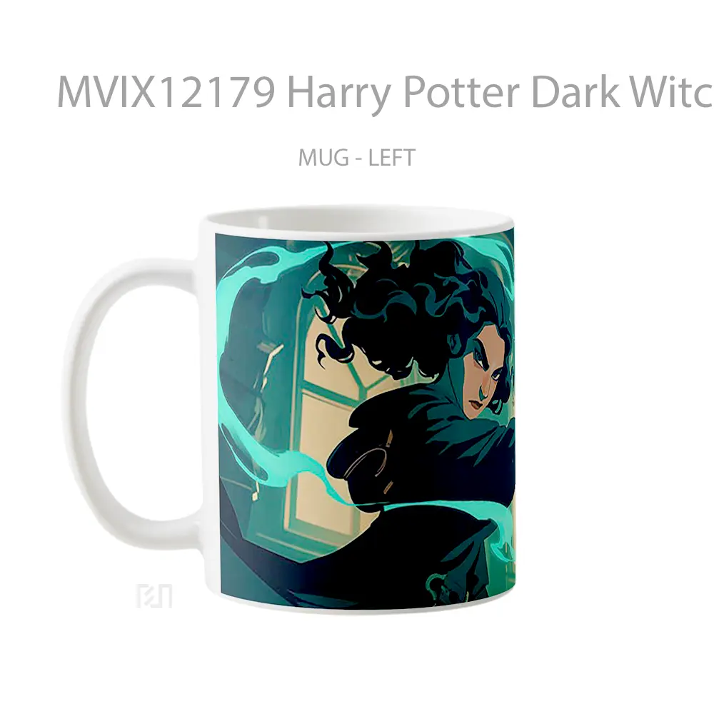 Mug Harry Potter Dark Witch Casting A Spell Koleksi Mug Limited Edition - All-side / Desain