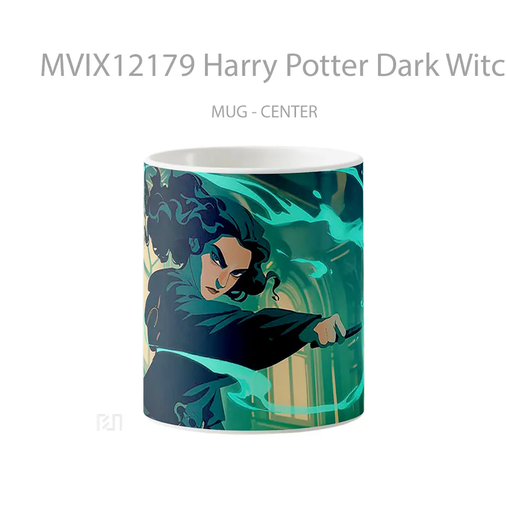 Mug Harry Potter Dark Witch Casting A Spell Koleksi Mug Limited Edition