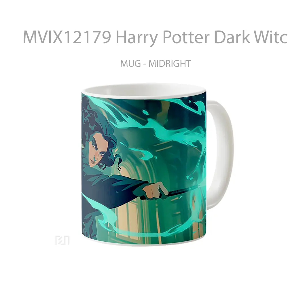 Mug Harry Potter Dark Witch Casting A Spell Koleksi Mug Limited Edition - All-side / Desain