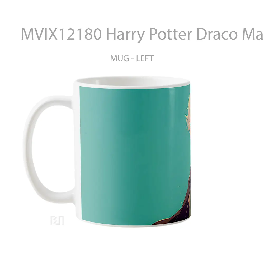 Mug Harry Potter Draco Malfoy Green Mug Aesthetic Koleksi Spesial - All-side / Desain
