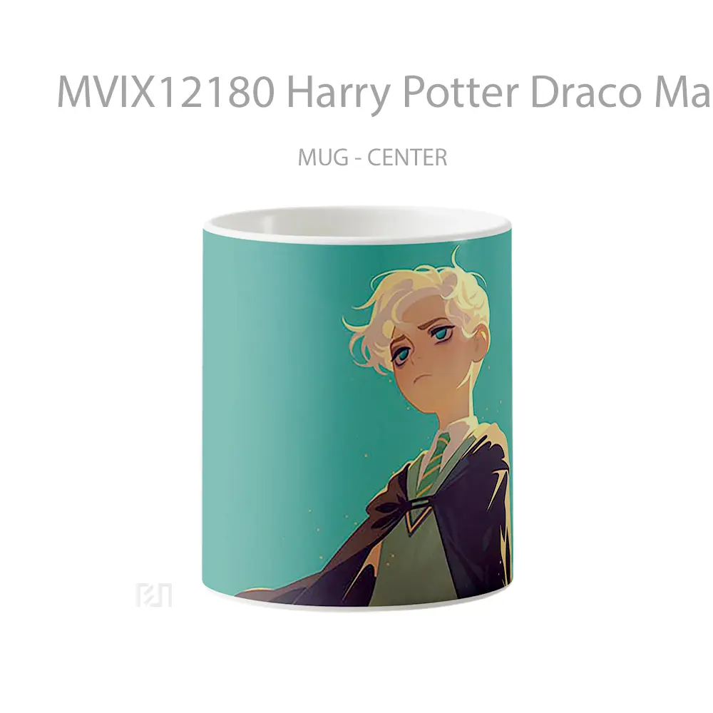Mug Harry Potter Draco Malfoy Green Mug Aesthetic Koleksi Spesial