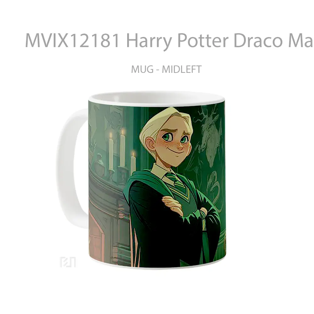 Mug Harry Potter Draco Malfoy Slytherin Prince Koleksi Mug Limited Edition - All-side / Desain
