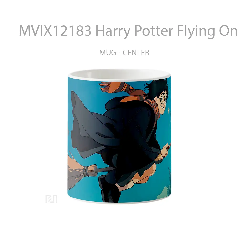 Mug Harry Potter Flying On Broomstick Koleksi Mug Limited Edition