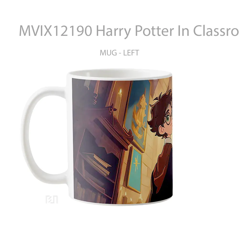 Mug Harry Potter In Classroom Cartoon Hadiah Lucu dan Menarik - All-side / Desain